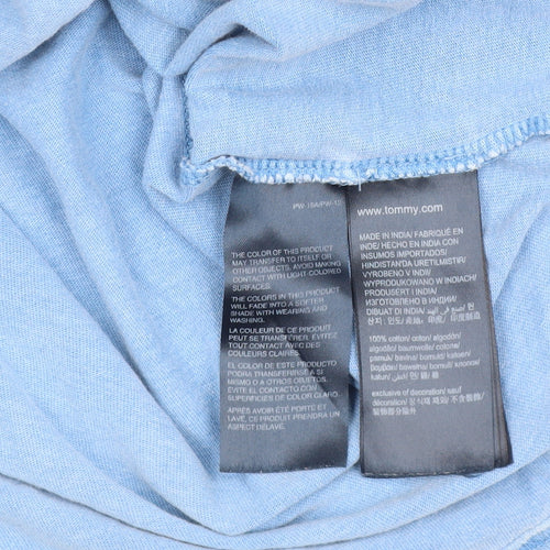 Tommy Jeans Men Blue 2XL Crew Neck T-Shirt