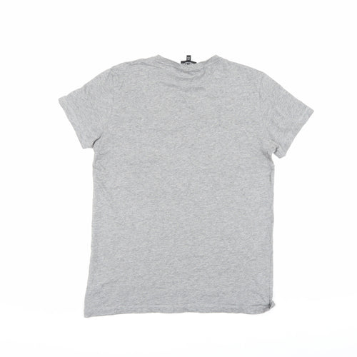 Emporio Armani Boys Grey Logo T-Shirt, 14 Years