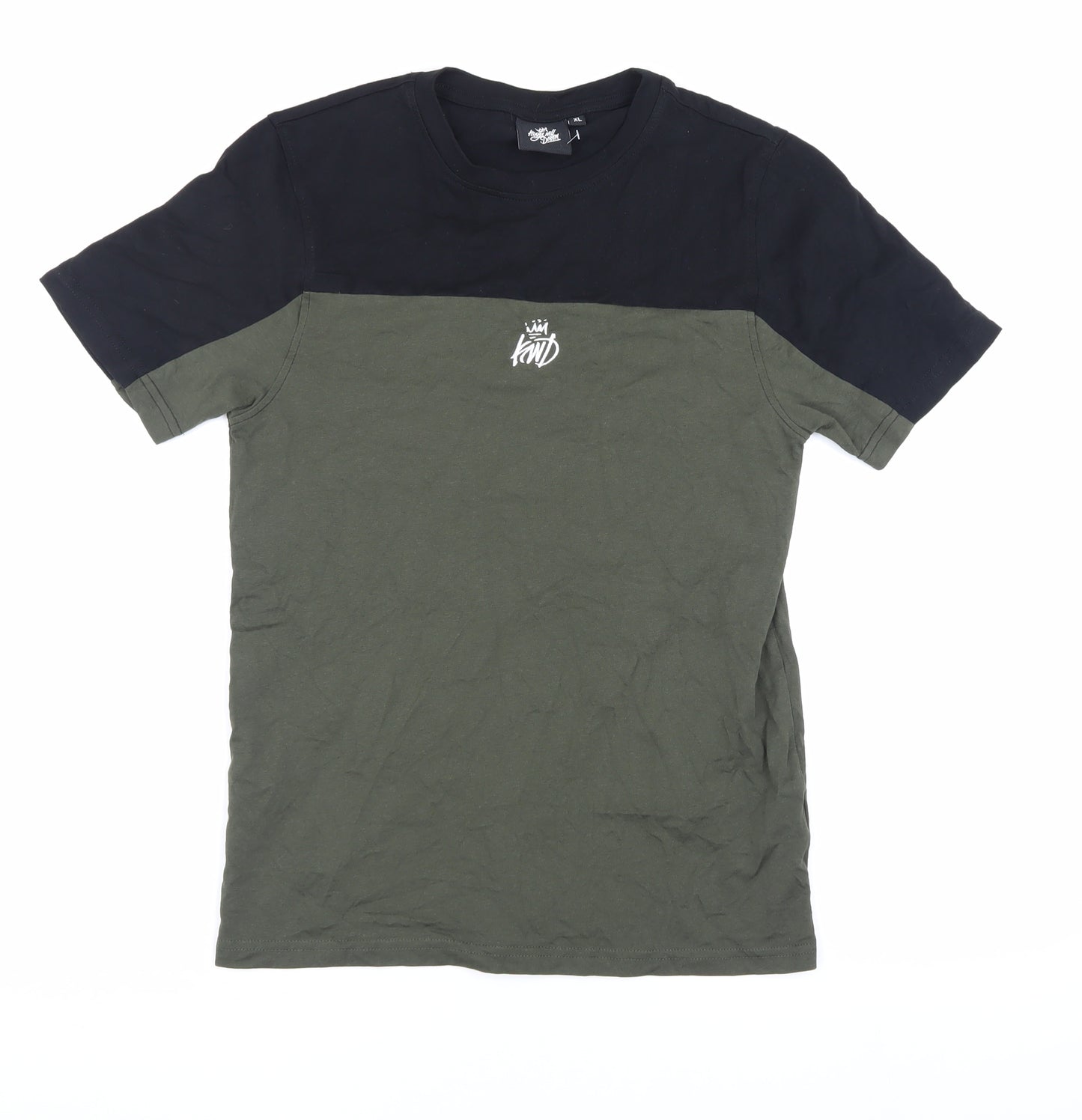 Kings Will Dream Boys T-Shirt XL Black Green Logo