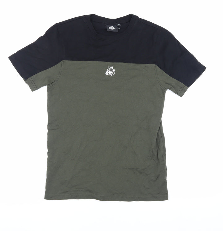 Kings Will Dream Boys T-Shirt XL Black Green Logo