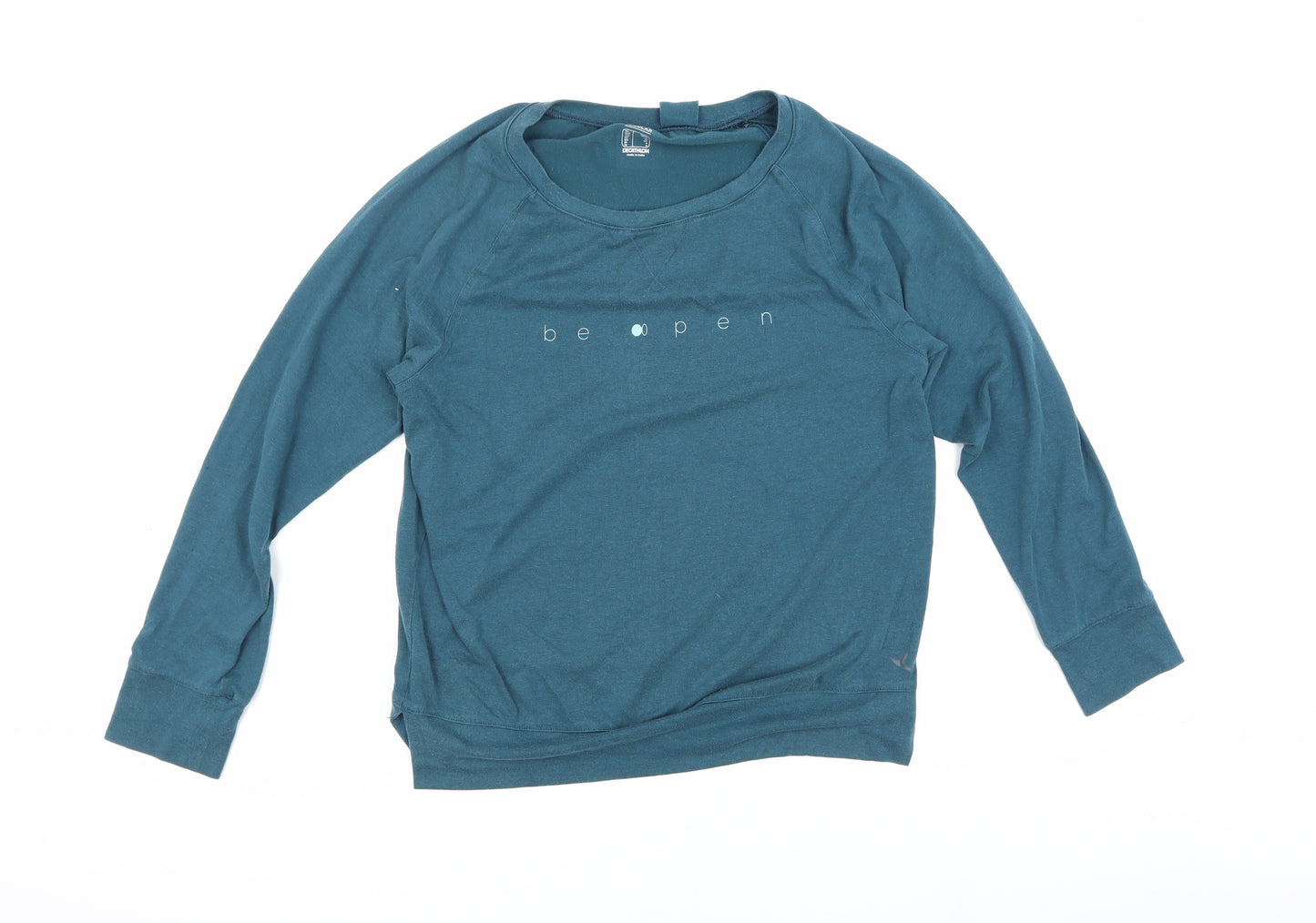 Decathlon Women's Blue Pullover Long Sleeve Top, S