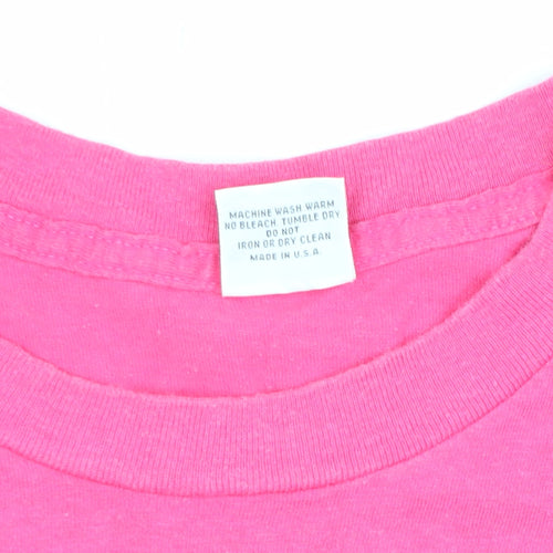 Ron Jon Pink Long Sleeve T-Shirt Unisex Medium
