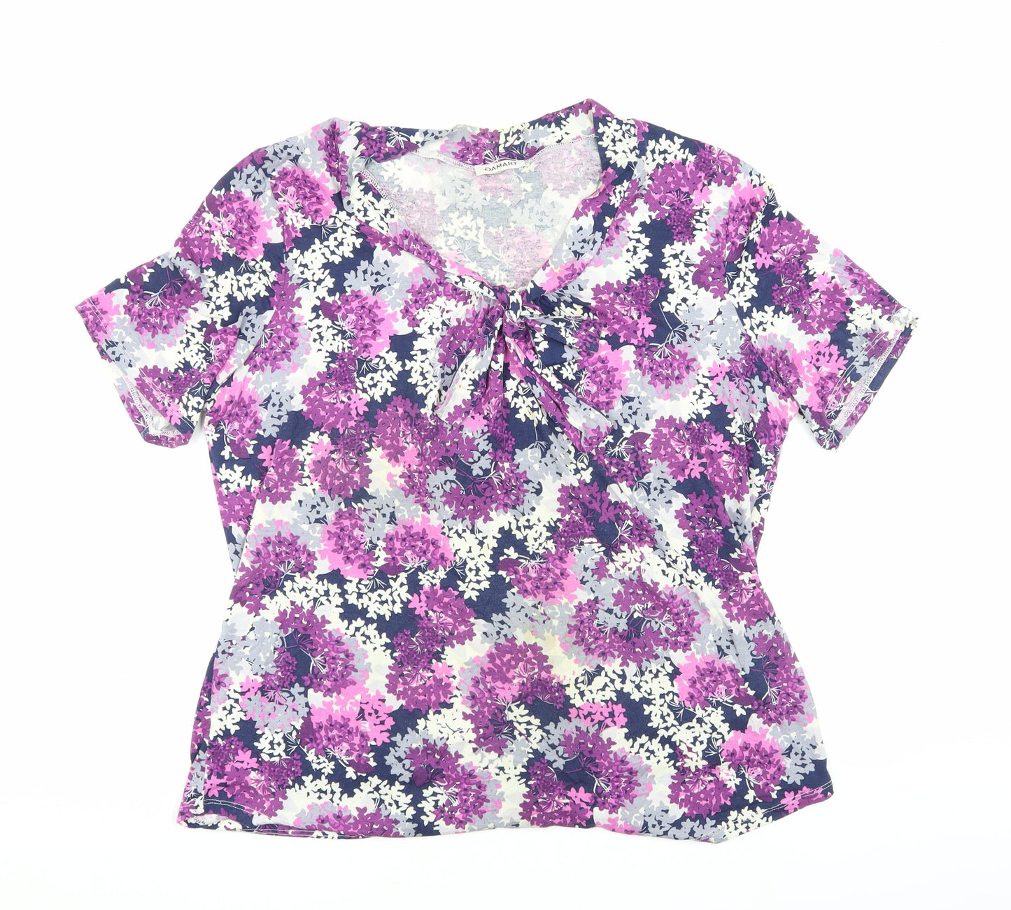 Damart Women's Multicoloured Floral Blouse L