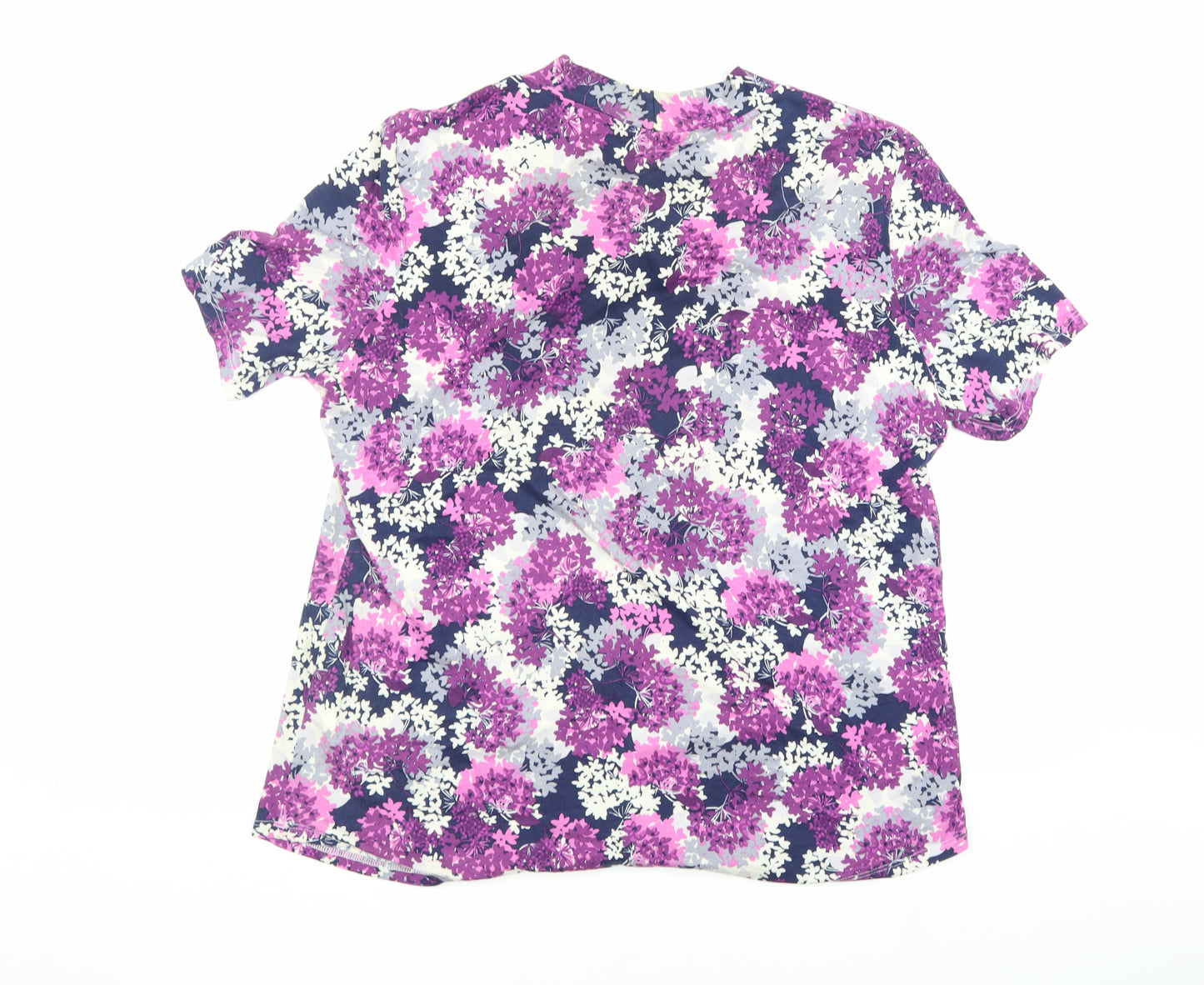 Damart Women's Multicoloured Floral Blouse L