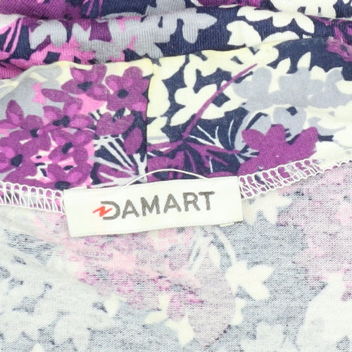 Damart Women's Multicoloured Floral Blouse L