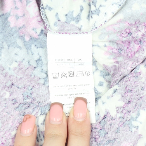 Damart Women's Multicoloured Floral Blouse L