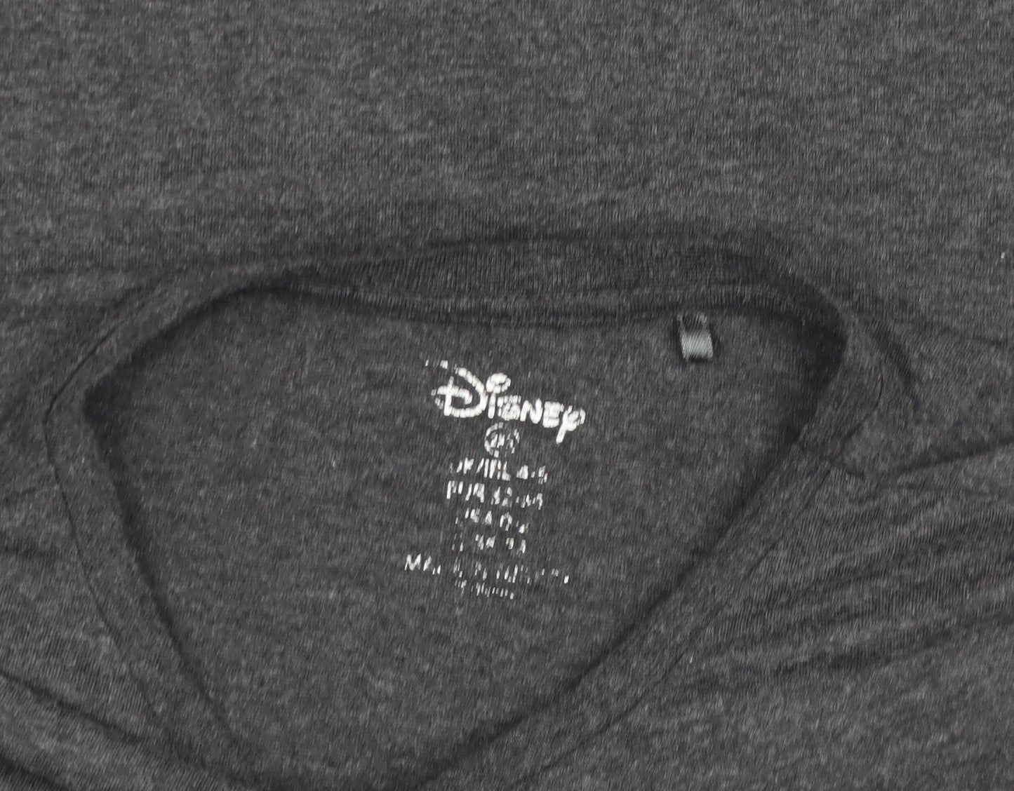 Disney Mickey Mouse Grey T-Shirt Unisex Adults Size 12