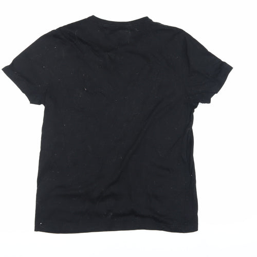Tommy Hilfiger Men's Black Graphic T-Shirt M