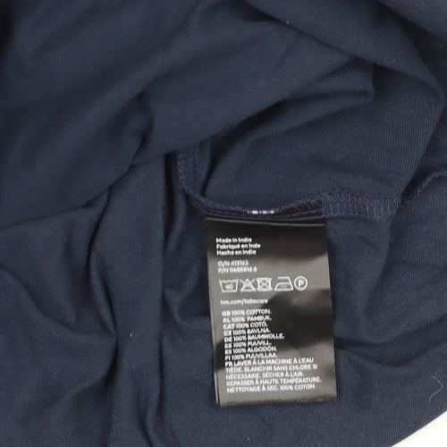 H&M Men's Blue XL Regular Fit T-Shirt