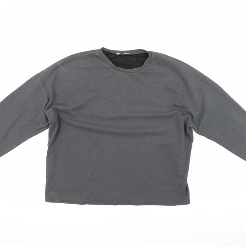 Zara Men's Grey XL Pullover Sweatshirt