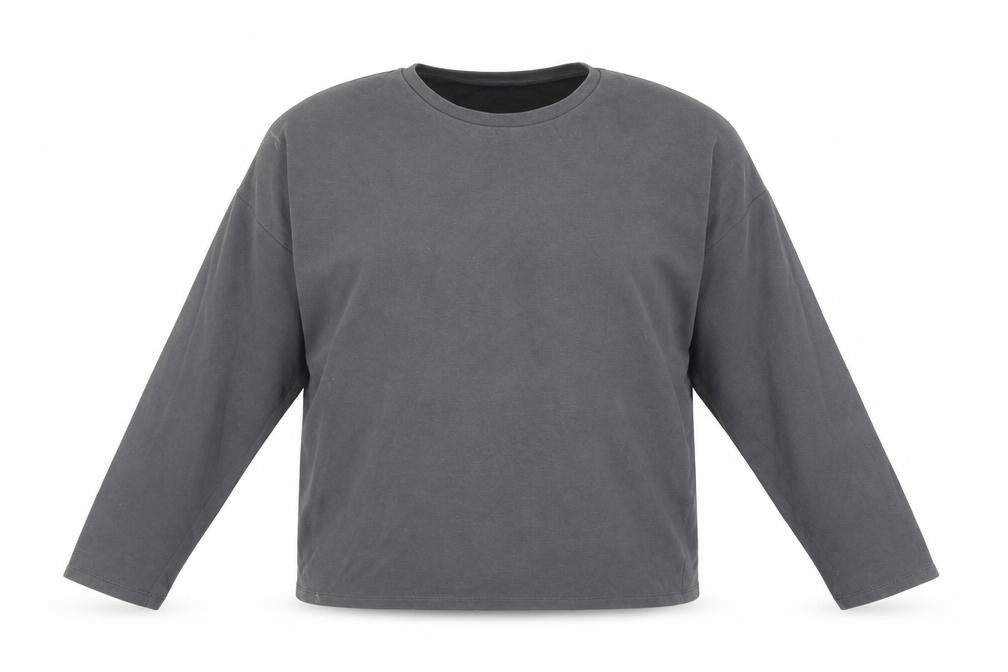 Front view of Zara Men's Grey XL Pullover Sweatshirt