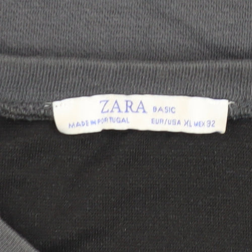 Zara Men's Grey XL Pullover Sweatshirt