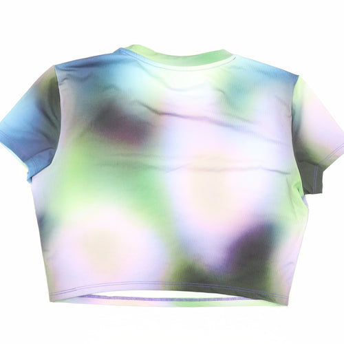 Monki Women's Multicoloured Cropped T-Shirt - Size S