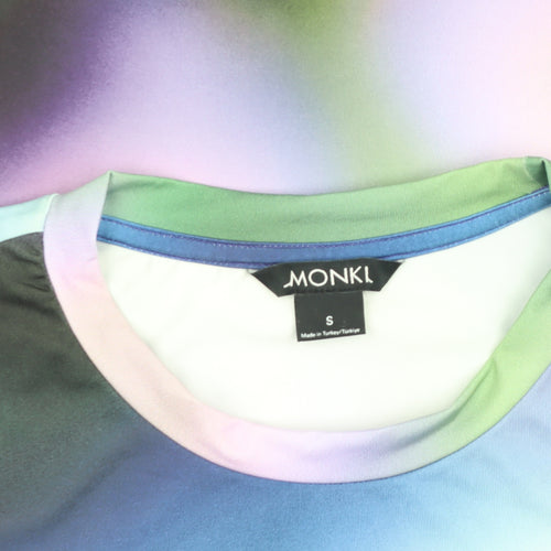 Monki Women's Multicoloured Cropped T-Shirt - Size S
