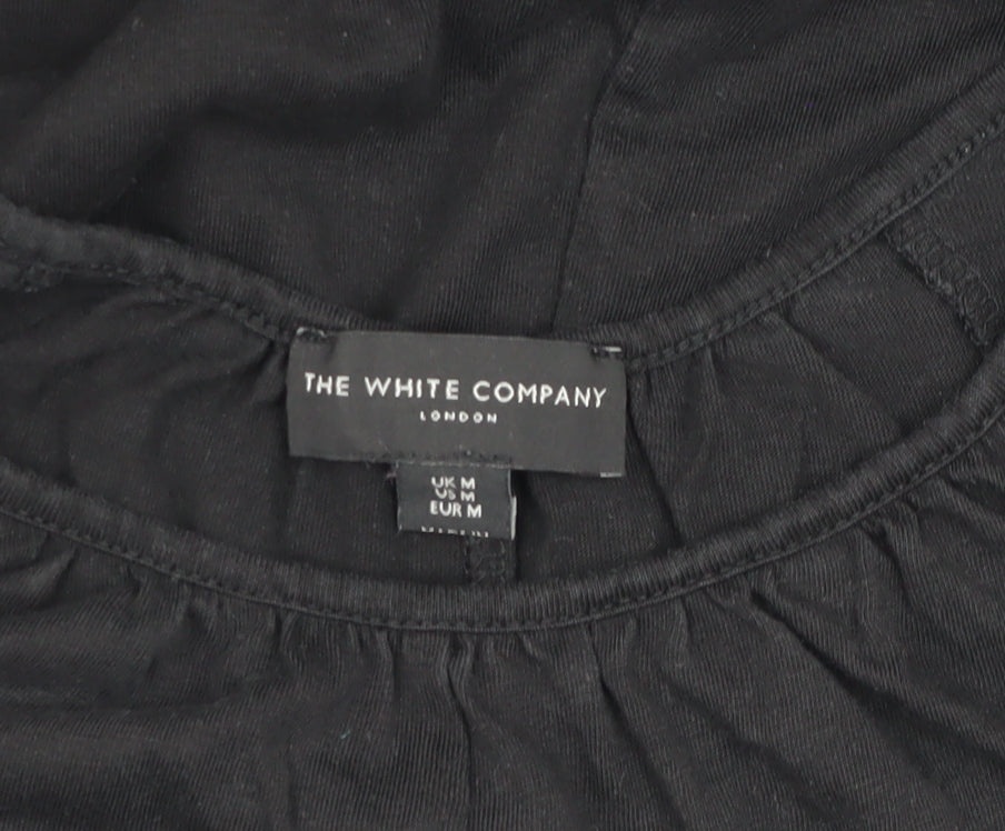 The White Company Women's Black M Basic Tank