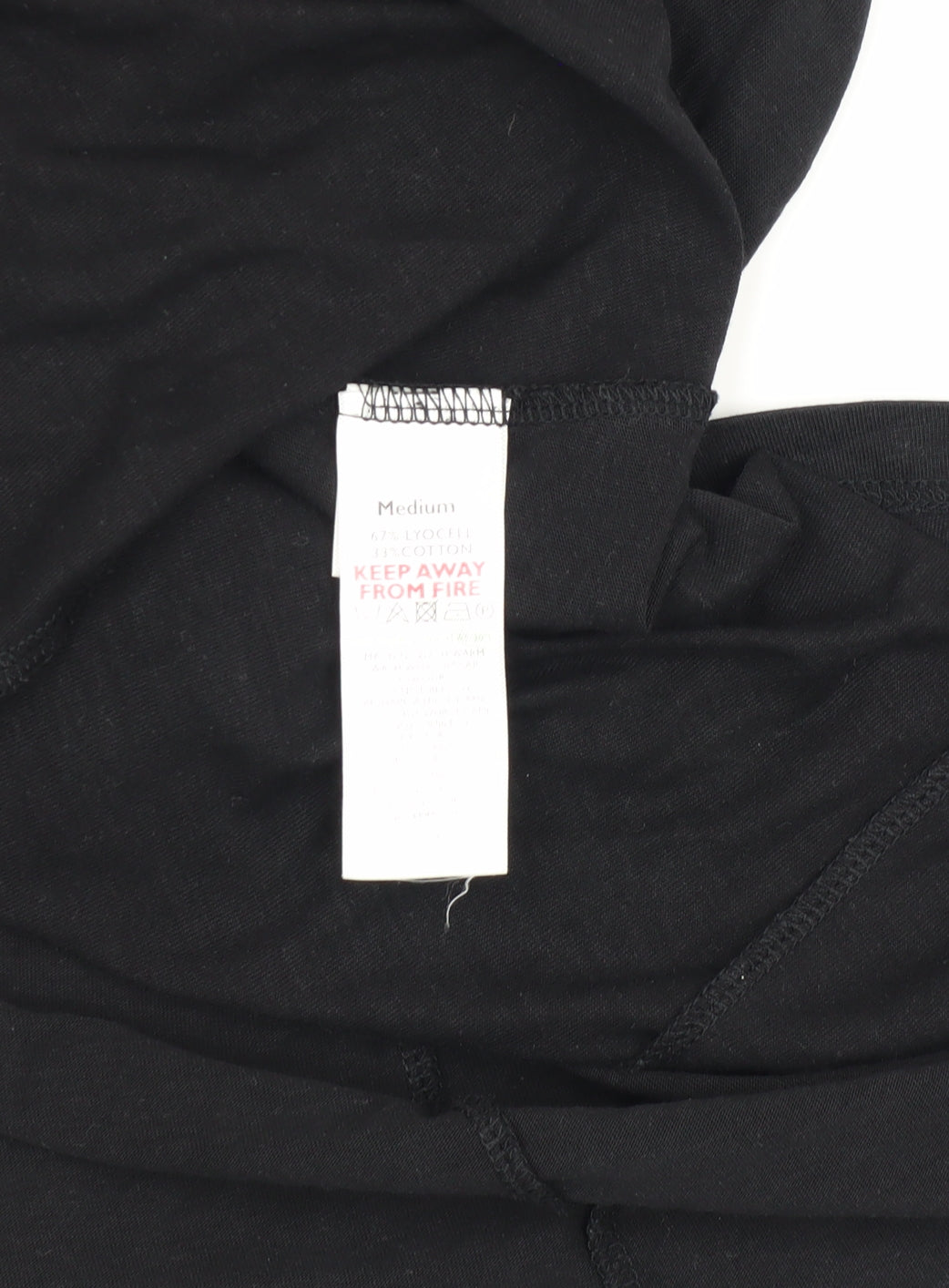 The White Company Women's Black M Basic Tank