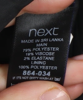 Next Women's Brown Animal Print Sheath Dress Size 16