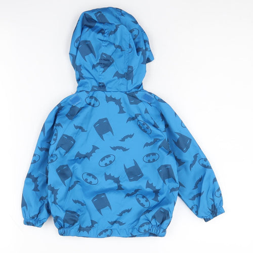 Batman Unisex Baby Blue Hooded Rain Coat 12-18M