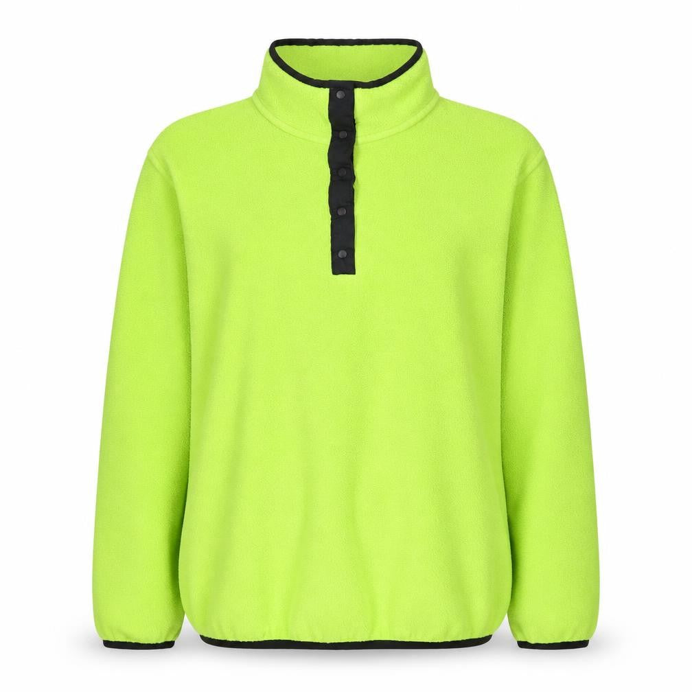 Front view of Lands' End Women's Green Pullover Sweatshirt L