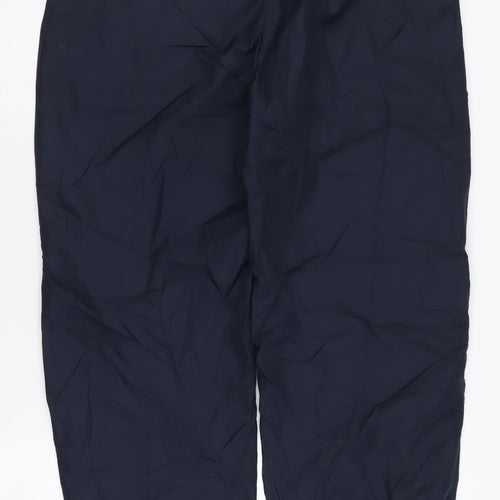 Reebok Unisex Adults Black Rain Trousers Size 14