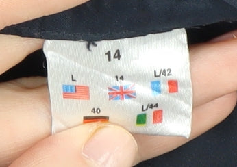 Reebok Unisex Adults Black Rain Trousers Size 14