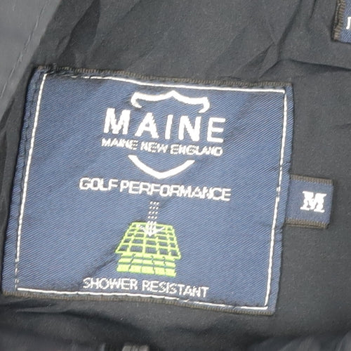 Maine Men's Black M Basic Jacket for Golf & Casual