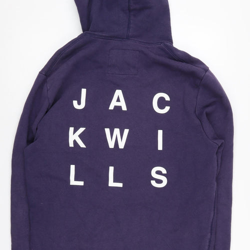 Jack Wills Men's Purple Hoodie M - Classic Style
