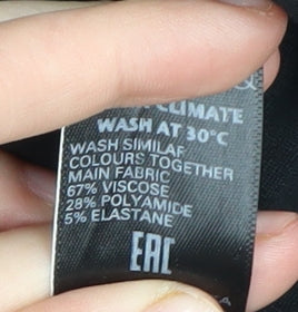 Marks and Spencer Women's Black Trousers, Size 18