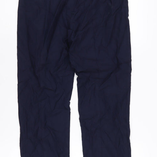 Robell Women's Blue Straight Leg Trousers Size 10S