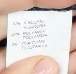 Robell Women's Blue Straight Leg Trousers Size 10S