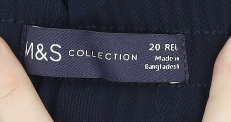 Marks and Spencer Women's Black Trousers Size 20