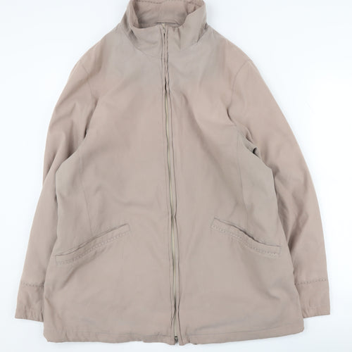 Debenhams Women's Beige Basic Jacket Size 16
