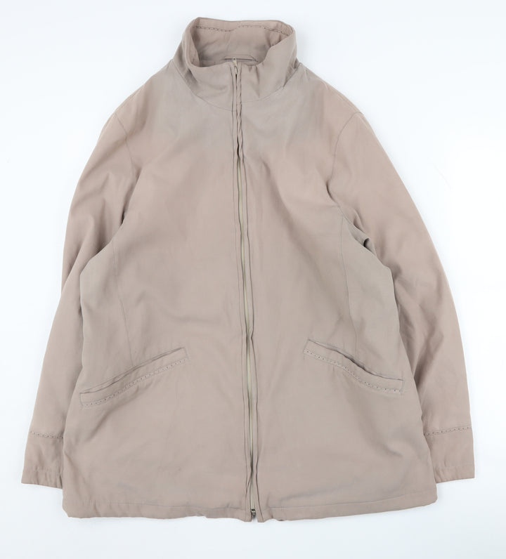 Debenhams Women's Beige Basic Jacket Size 16