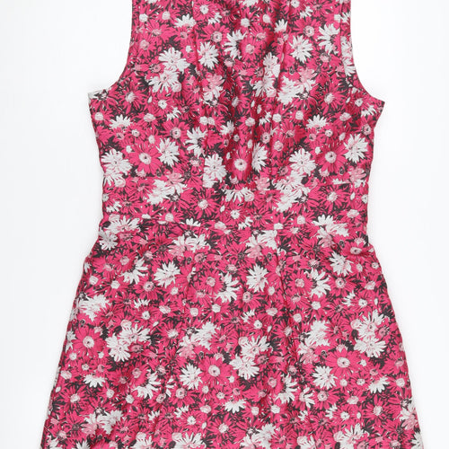 Warehouse Women's Floral Sleeveless A-Line Dress Size 14