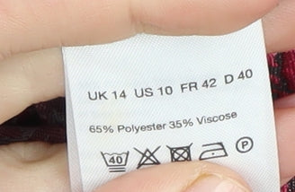 Warehouse Women's Floral Sleeveless A-Line Dress Size 14