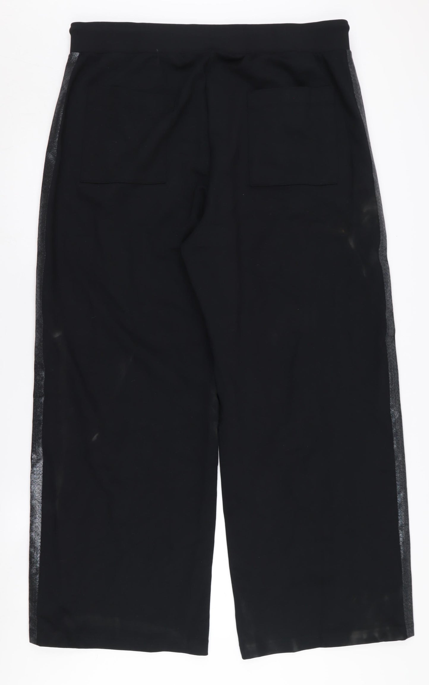 Marks and Spencer Women's Black Jogger Trousers Size 18