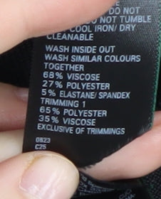 Marks and Spencer Women's Black Jogger Trousers Size 18