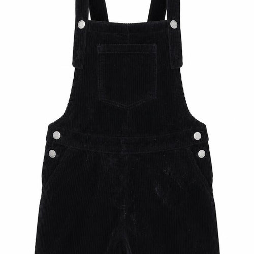 Next Girls Black Corduroy Dungaree 9 Years One-Piece