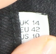 Collusion Women's Black Skirt UK 14 Casual