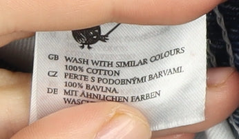 Monki Women's Blue Denim Dungarees - Size S, Button Accents