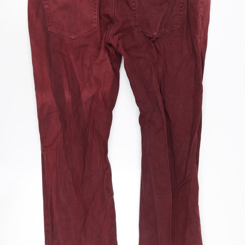 Next Women's Red Straight Jeans Size 36