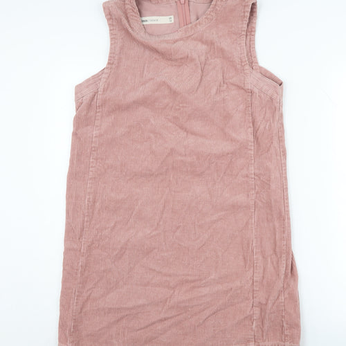 ASOS Women's Pink Corduroy Shift Dress Size 10