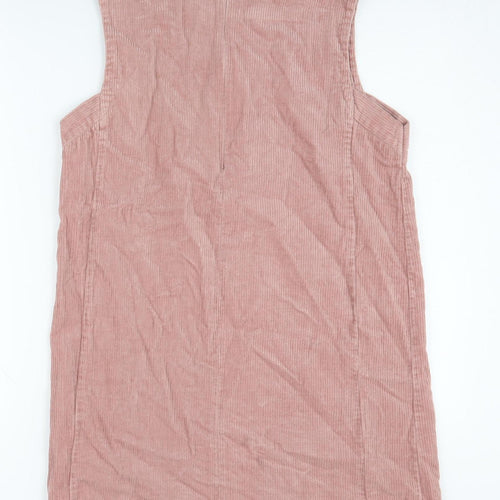 ASOS Women's Pink Corduroy Shift Dress Size 10