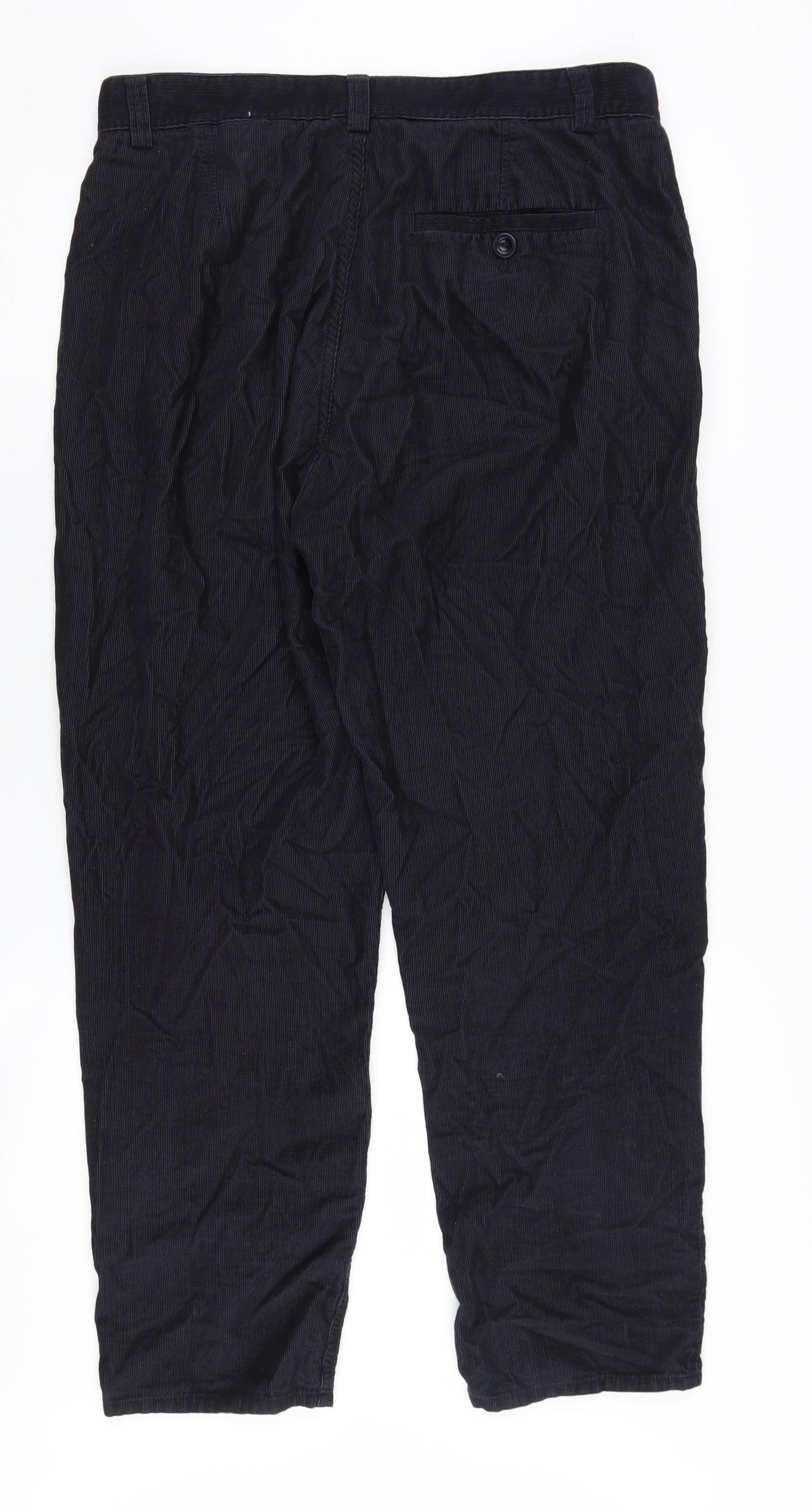 COS Women's Black Cotton Trousers Size 10