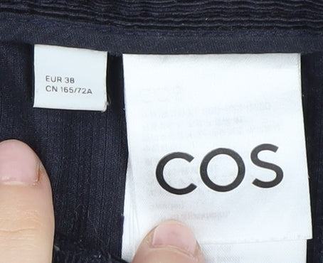 COS Women's Black Cotton Trousers Size 10