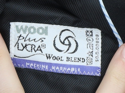 Next Mens Black Slim Fit Suit Jacket 38S