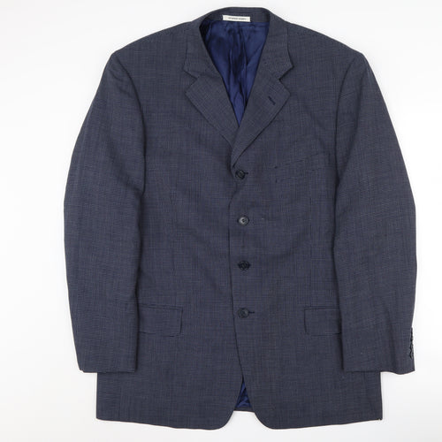 Emanuel Ungaro Men’s Blue Classic Jacket, Size 44L