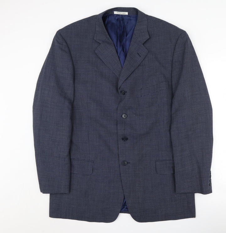 Emanuel Ungaro Men’s Blue Classic Jacket, Size 44L