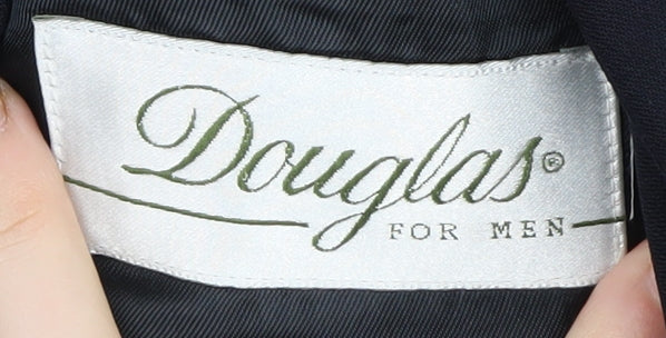 Douglas Men's Blue Blazer 58R, Formal Jacket, Classic Fit