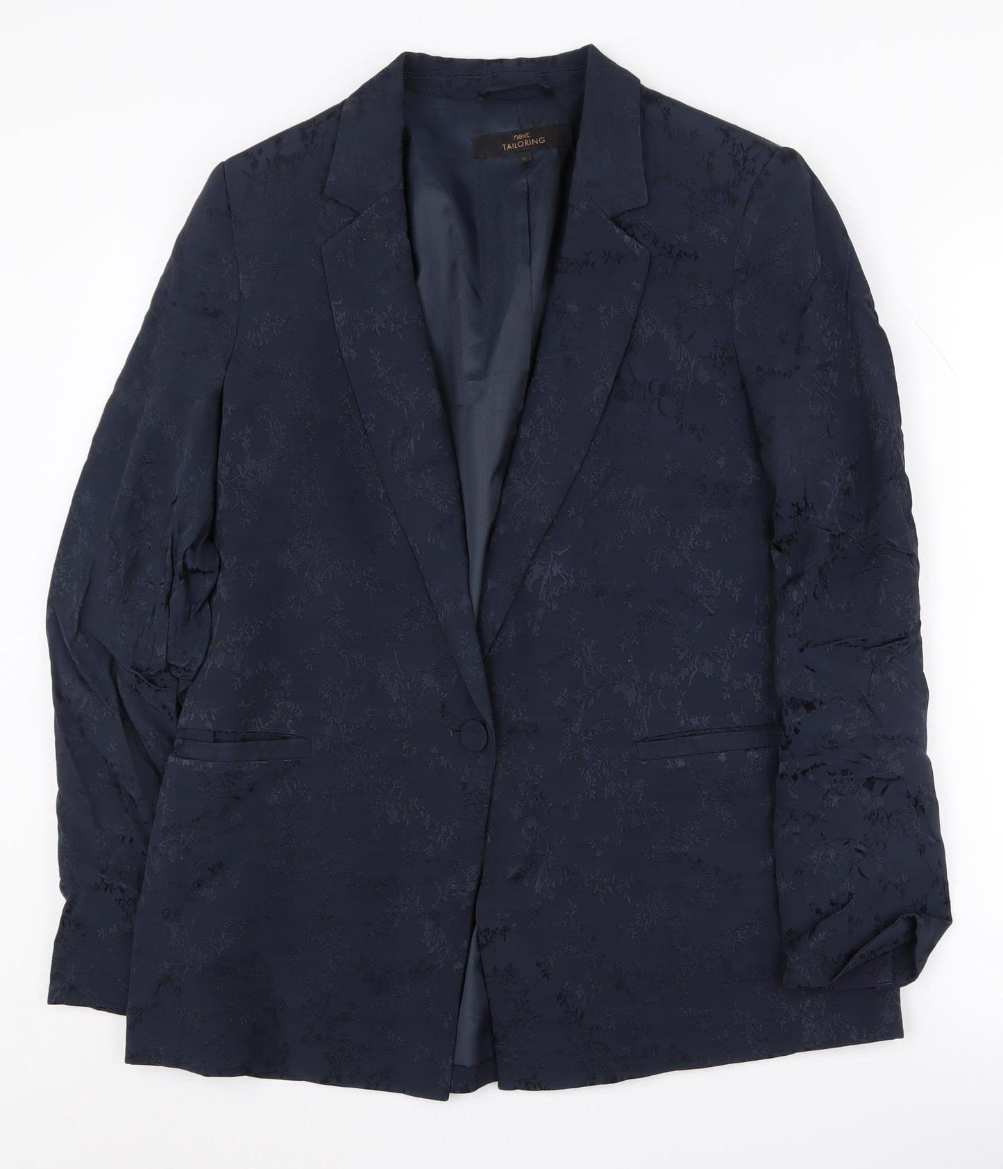 Next Women's Black Floral Blazer Size 12